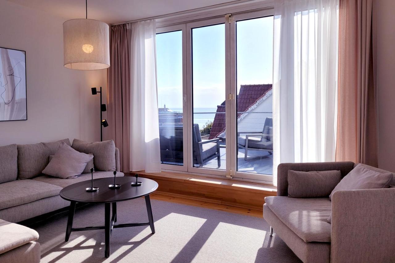 Grosse Penthouse Ferienwohnung Mit Meerblick, Sonnenterrasse & Luxusbad Von "Momentic" เซียร์คสดอร์ฟ ภายนอก รูปภาพ