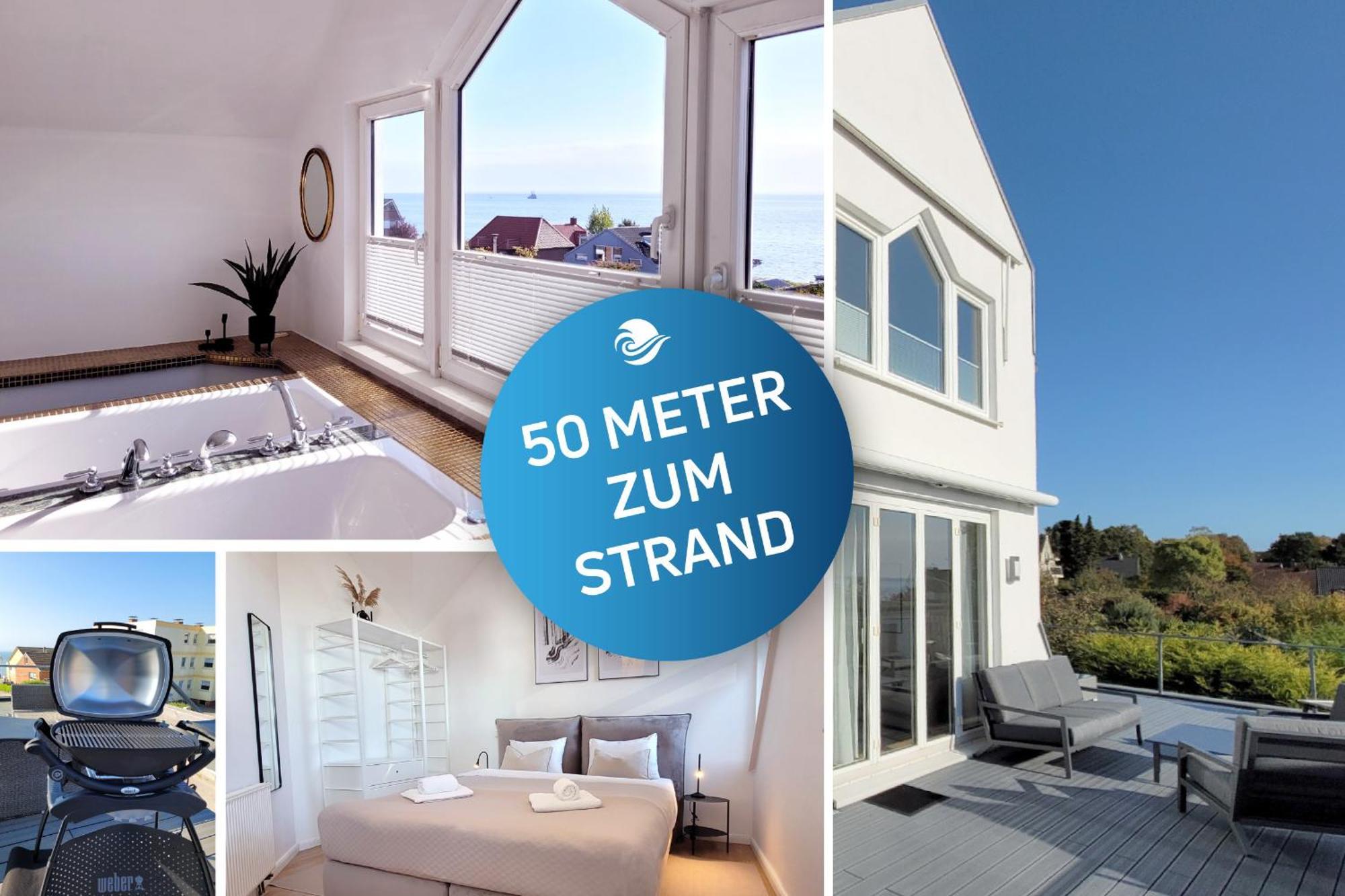 Grosse Penthouse Ferienwohnung Mit Meerblick, Sonnenterrasse & Luxusbad Von "Momentic" เซียร์คสดอร์ฟ ภายนอก รูปภาพ
